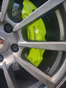Painted Porsche Brake